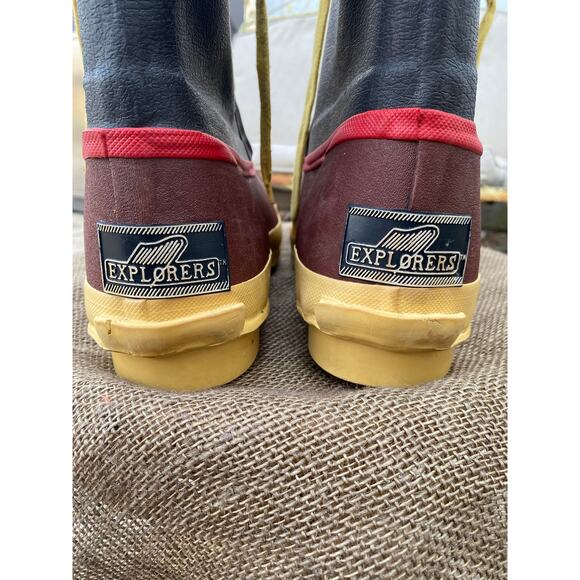 Vintage Explorers Steel Shank Rubber Muck Boots |‎ 1980s - (Men\'s 10)